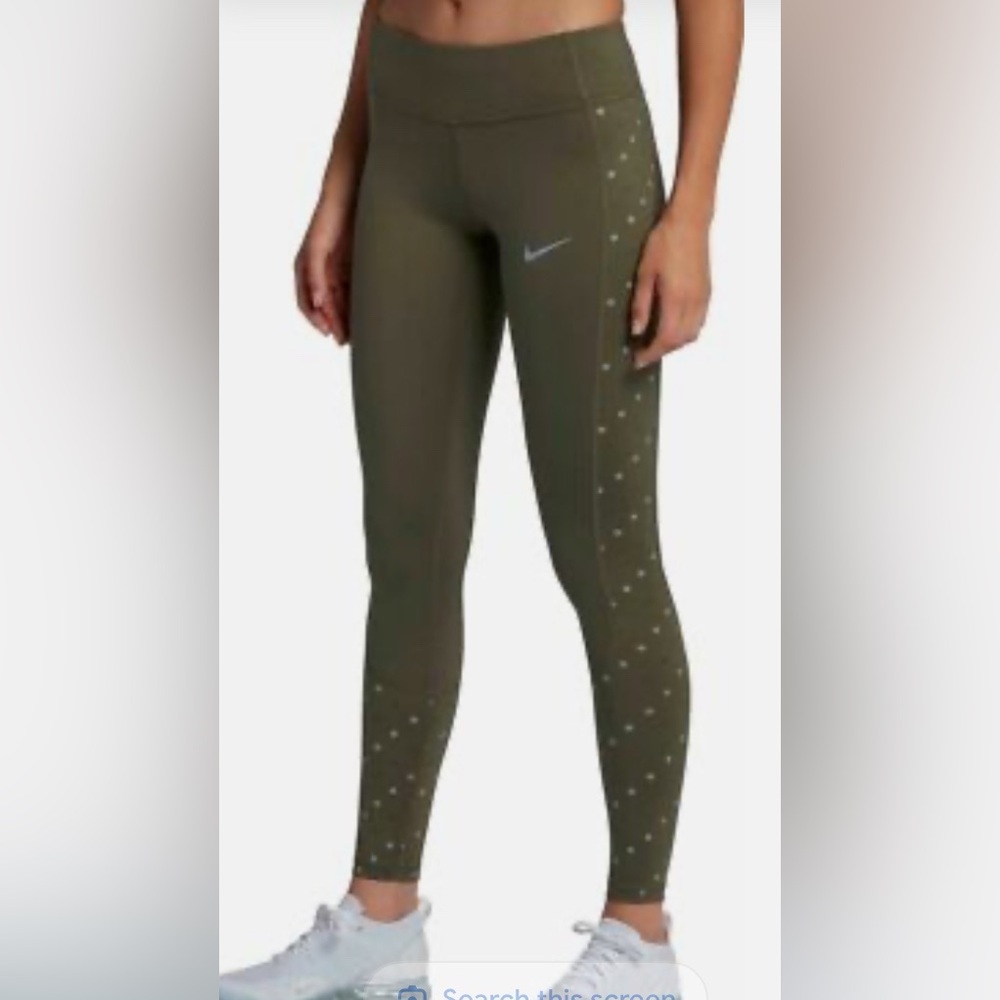 Nike Women's Khaki Green Leggings